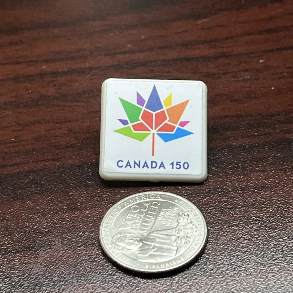 Country Of Canada 150th‎ Anniversary 1867-2017 Plastic Lapel Hat Pin
